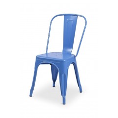 Cafe chair PARIS inspired TOLIX blue