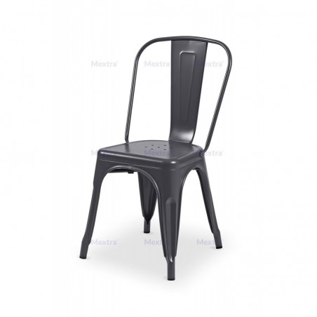 Cafe chair PARIS inspired TOLIX graphite