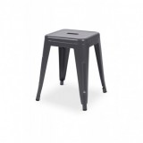 Bistro stool PARIS inspired TOLIX graphite