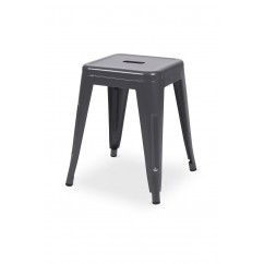 Bistro stool PARIS inspired TOLIX graphite