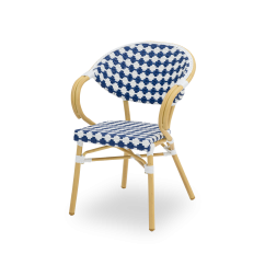 Technorattan Chair CAMILLO Blue