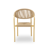 Technorattan Chair CESARE Beige