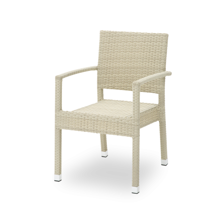 Technorattan Chair LEONARDO Ivory