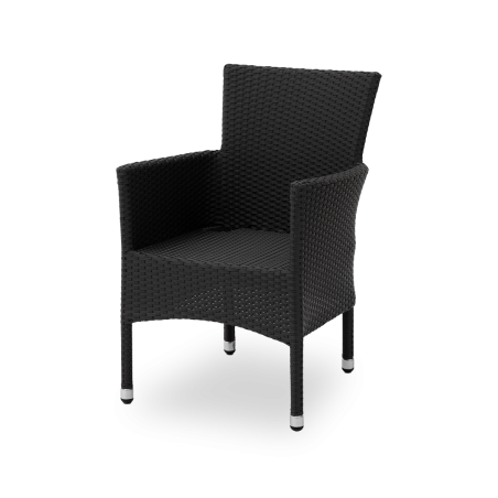 Technorattan Chair LORENZO Dark Anthracite