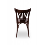 Wooden restaurant chair LEGEND dark walnut