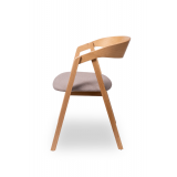 Wooden restaurant chair FUTURA TAP