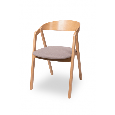 Wooden restaurant chair FUTURA TAP