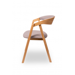 Wooden restaurant chair FUTURA ALL TAP