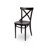 Wooden restaurant chair CROSS-BACK TRADITIONAL