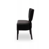 Wooden restaurant chair ELEGANT ALL TAP black