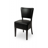 Wooden restaurant chair ELEGANT ALL TAP black