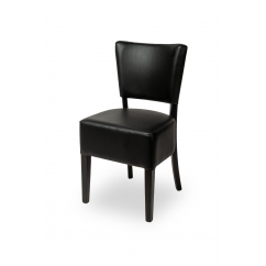 Wooden restaurant chair ELEGANT ALL TAP black