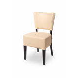 Wooden restaurant chair ELEGANT ALL TAP ecru