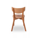 Wooden restaurant chair JERRY beech