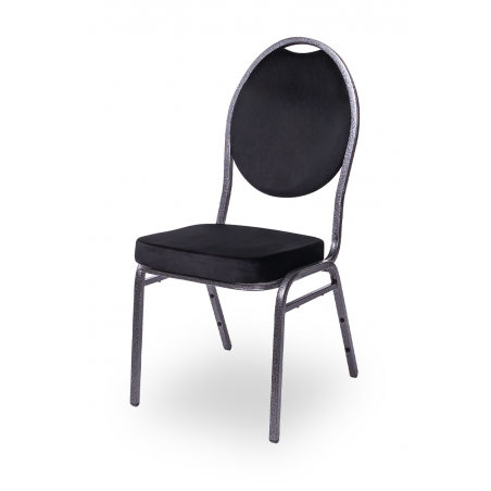 Banquet Chair HERMAN anthracite velvet