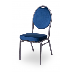 Banquet Chair HERMAN blue velvet