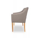 Wooden restaurant chair LINGEN