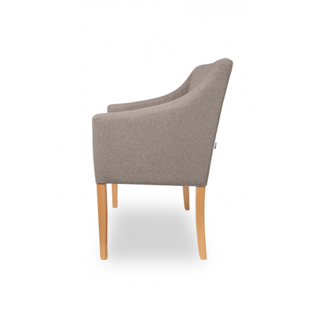 Wooden restaurant chair LINGEN