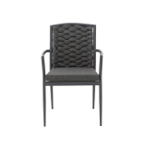 Technorattan Chair INTRECCIO Anthracite