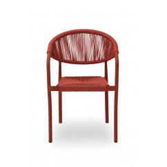 Technorattan Chair CESARE Red