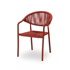 Technorattan Chair CESARE Red