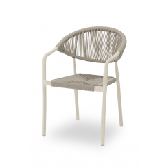 Technorattan Chair CESARE Light Grey