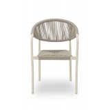 Technorattan Chair CESARE Light Grey