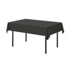 Tablecloth TB-100 240x140 cm black