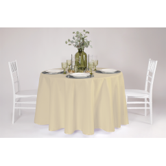 Tablecloth TB-100 fi260 cm ecru