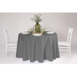 Tablecloth TB-100 fi260 cm light grey