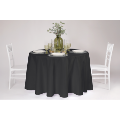 Tablecloth TB-100 fi260 cm black