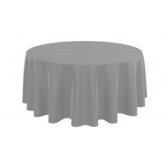 Tablecloth TB-100 fi260 cm light grey