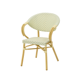 Technorattan Chair CAMILLO light green