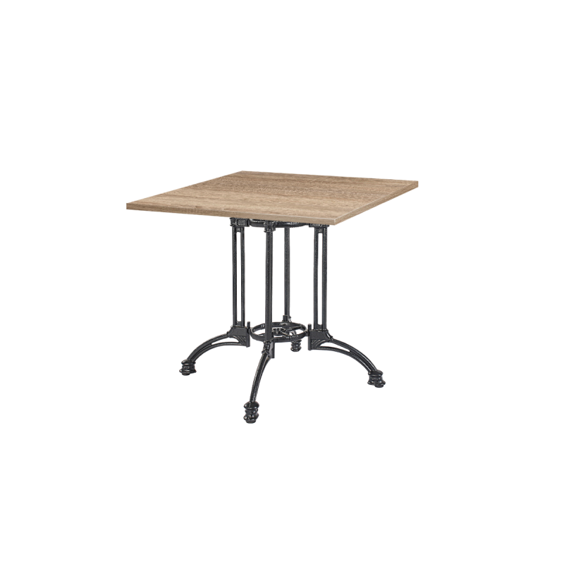 Bistro Table RUSTICAL QUATTRO laminate tabletop