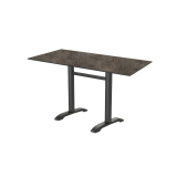 Beer Garden Table CARVO DUO HPL tabletop