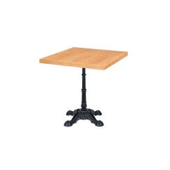 Bistro Table CASTELLO veneered tabletop