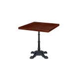Bistro Table CASTELLO veneered tabletop