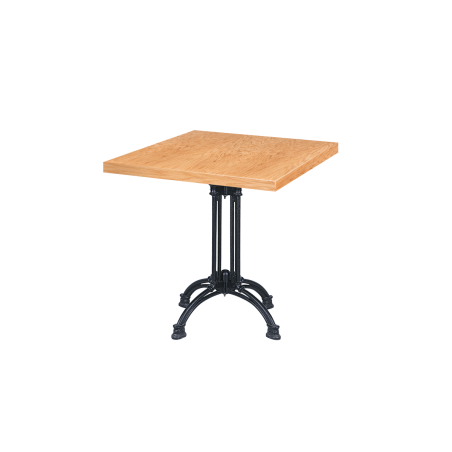 Bistro Table RUSTICAL veneered tabletop
