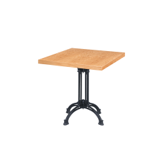 Bistro Table RUSTICAL veneered tabletop