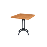 Bistro Table RUSTICAL veneered tabletop