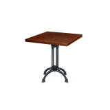 Bistro Table RUSTICAL veneered tabletop