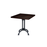 Bistro Table RUSTICAL veneered tabletop