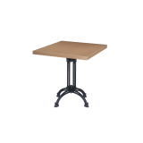 Bistro Table RUSTICAL veneered tabletop