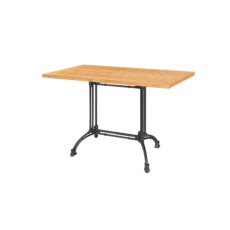 Bistro Table RUSTICAL DUO veneered tabletop