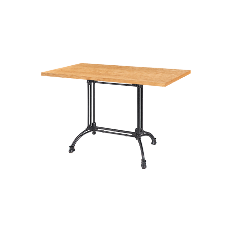 Bistro Table RUSTICAL DUO veneered tabletop