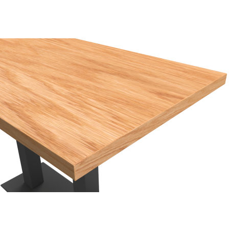Bistro Table RUSTICAL DUO veneered tabletop