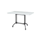 Bistro Table RUSTICAL DUO veneered tabletop