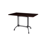 Bistro Table RUSTICAL DUO veneered tabletop