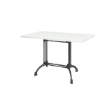 Bistro Table RUSTICAL DUO veneered tabletop