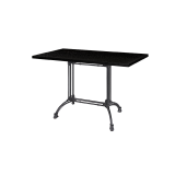 Bistro Table RUSTICAL DUO veneered tabletop